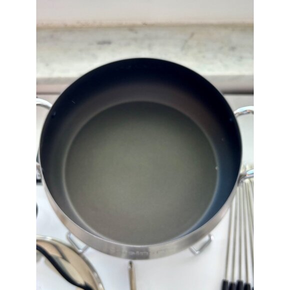 Cuisinart Electric Fondue Set With Stainless Steel Bowl Forks & Temperature Cont - Picture 6 of 7